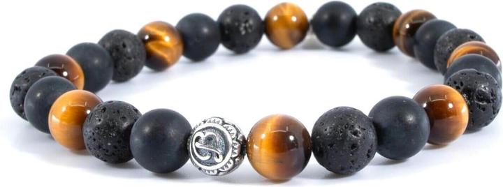 Actual product image Balibay Jadon (20.50 cm, 925 Sterling silver, Tiger's eye, Volcanic stone, Onyx, Gemstone)