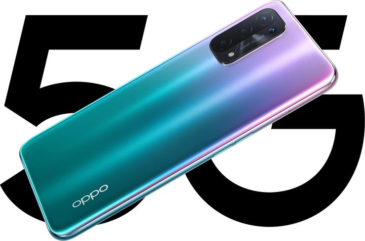 Produktbild OPPO A54 (64 GB, Fantastic Purple, 6.50", Dual SIM, 48 Mpx, 5G)