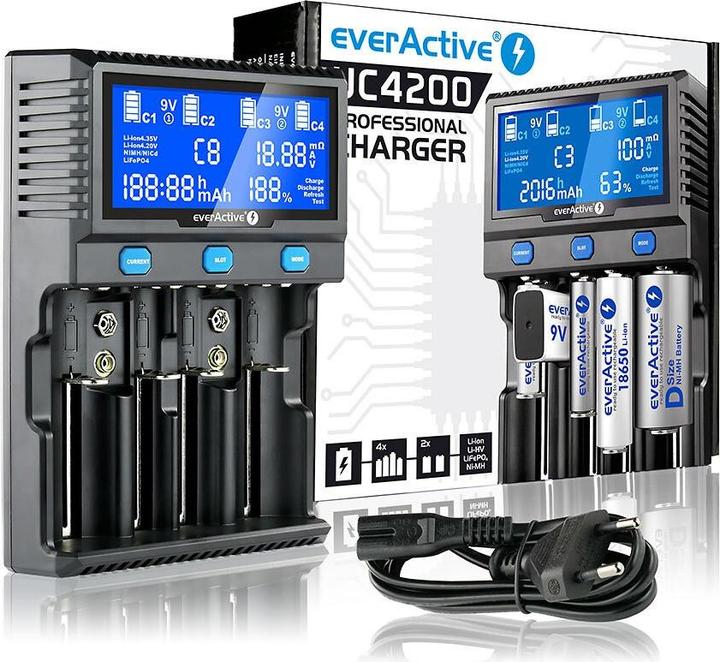 Actual product image Everactive UC-4200 (1 pcs., AAA, AA, C, Chargers without battery)