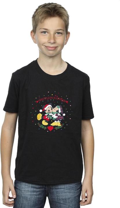 Immagine prodotto Disney Mickey Mouse Mickey Minnie Christmas Maglietta Ragazzi (140, 146)