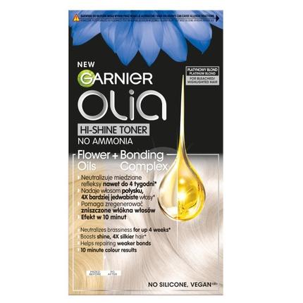Garnier Olia Hi Shine Toner Hair Toner 10.01 Platinum Blonde (10.01 Platinum Blonde)