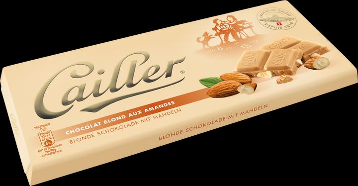 Image du produit Cailler Tablette Chocolat Blond avec Amandes (100 g)