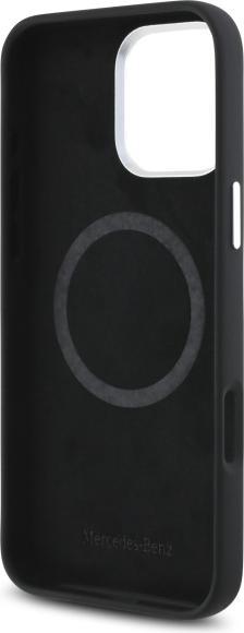 Immagine prodotto Mercedes MEHMP16X23SUGDK Custodia rigida per iPhone 16 Pro Max 6,9" in silicone Logo Tonale Legno Pa (Apple iPhone 16 Pro Max)