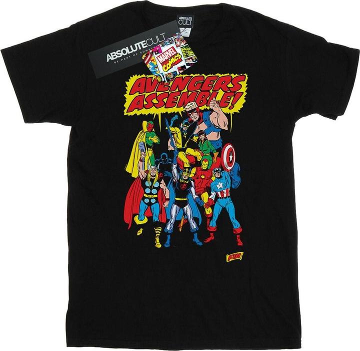 Image du produit - T-shirt AVENGERS ASSEMBLE - Homme (S)