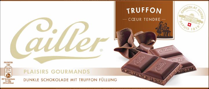 Immagine prodotto Cailler Tavoletta di cioccolato Fondente con Truffon (96 g)