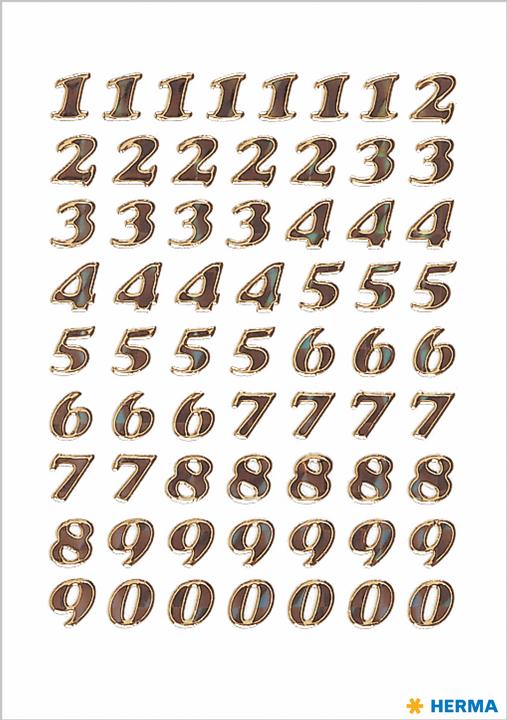 Actual product image HERMA Numbers Labels