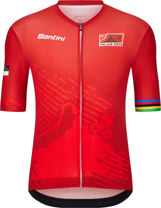 Santini Kurzarmtrikot UCI WC 2025 Valais Unisex