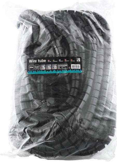 Produktbild Deltaco LDR14 cable organizer Desk Cable flex tube Black 1 pc(s) (Kabeldurchlass, 2000 cm)