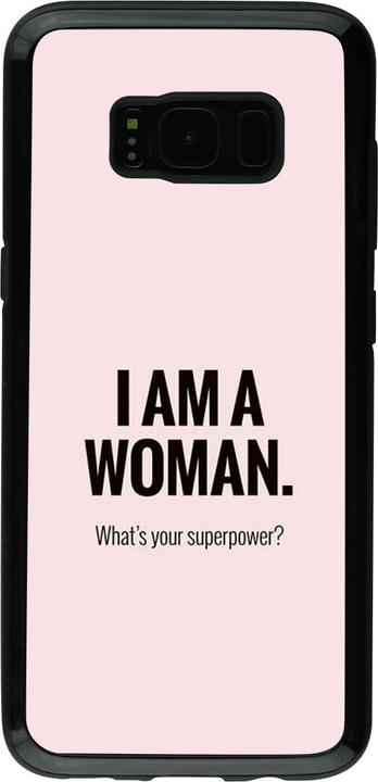 Produktbild PhoneLook Hülle Hybrid Armor schwarz I am a woman (Samsung Galaxy S8+)
