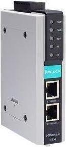 Produktbild Moxa NPORT IA-5250 - 2-Port RS-232422485 Device Server mit 2 10100BaseT(X) Ports (RJ45 Anschlüsse