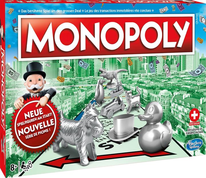 Actual product image Monopoly Classic Switzerland Edition (German, French)