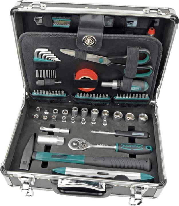 Actual product image Mannesmann Toolbox (90 pieces)