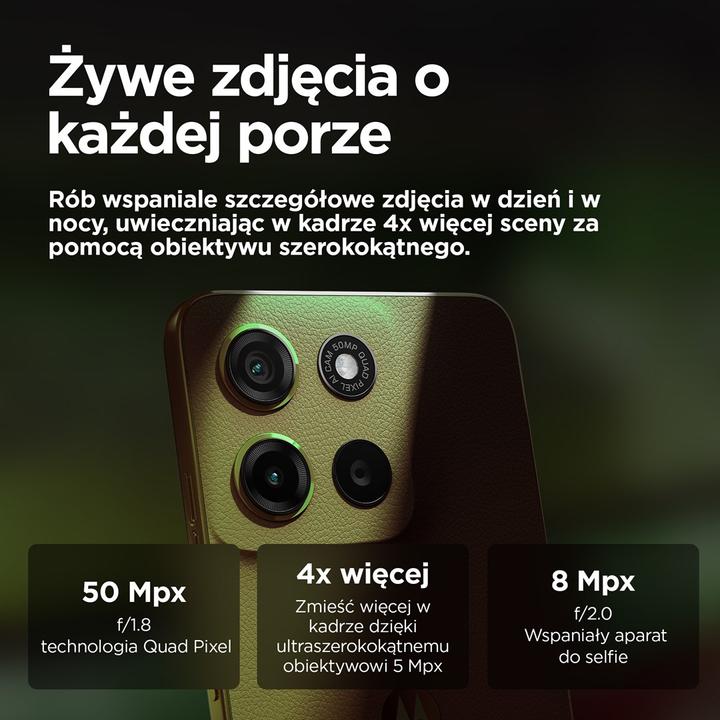 Image du produit Motorola Moto G15 Puissance (256 Go, Green, 6.72", Double SIM, 50 Mpx, 4G)