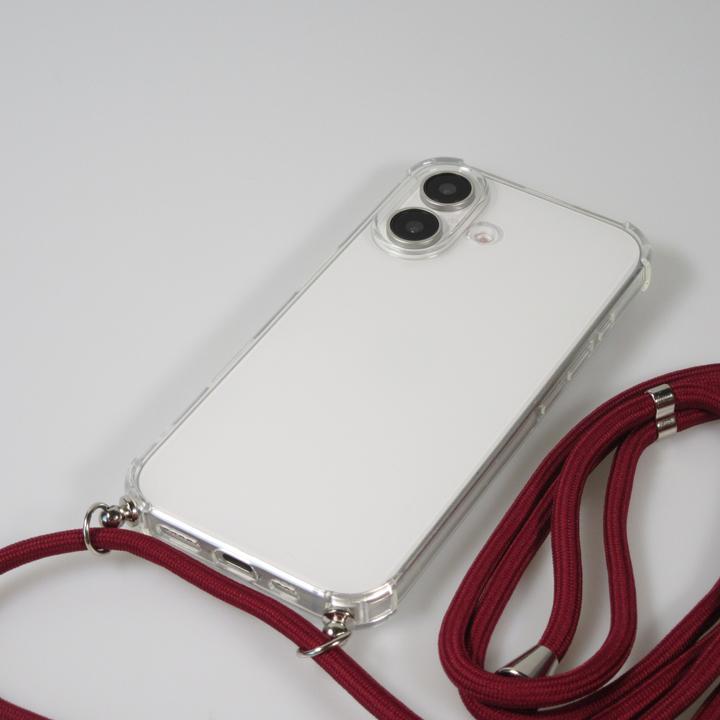 Actual product image PhoneLook Coque gel transparent avec lacet (Apple iPhone 16 Plus)