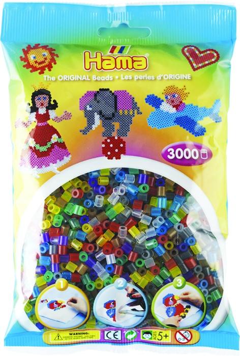 Actual product image Hama Perlen Hama Ironing service Kralenmix-transparent (201-53)