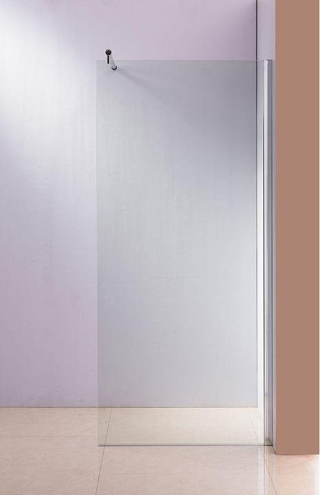 Swisshandel24 Paroi de douche 100x200x100cm ronde, verre clair (100 cm, 200 cm)