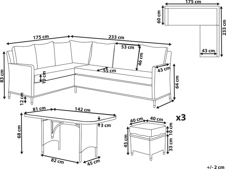 Actual product image Beliani Lacona