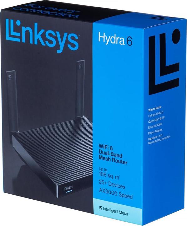 Actual product image Linksys AX3000 Dual-Band mesh Wi-Fi 6 router