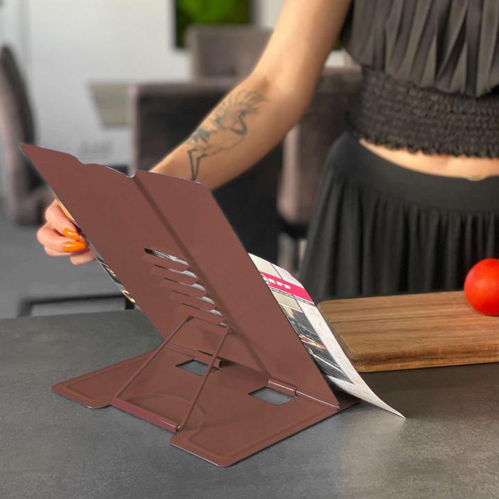 Actual product image Intirilife Reading stand Height-adjustable book stand for school office desk