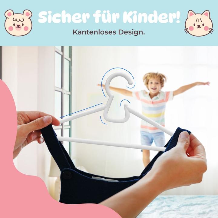 Actual product image DecoBella Kleiderbügel für Baby & Kinder (6 x)