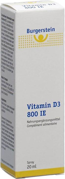 Produktbild Burgerstein Vitamin D3 800 IE (1 Stück, Flüssigkeit, 40 g)