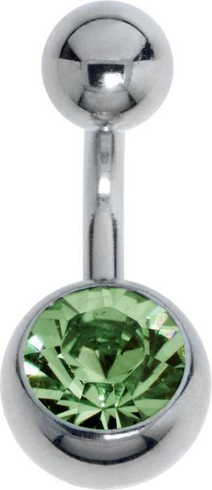 Bijouteria Bauchpiercing (Titan, Kristall)