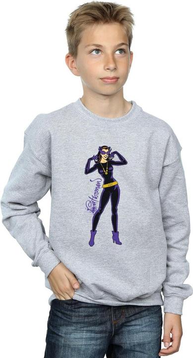 Immagine prodotto Catwoman Happy Pose Felpa Ragazzi (140, 146)