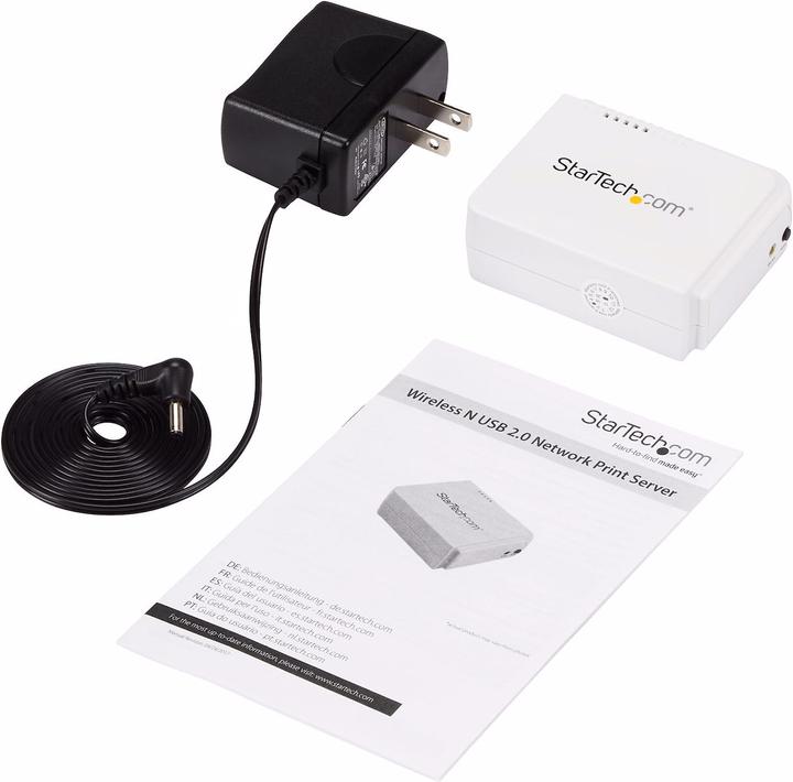 Actual product image StarTech Wireless-N print server