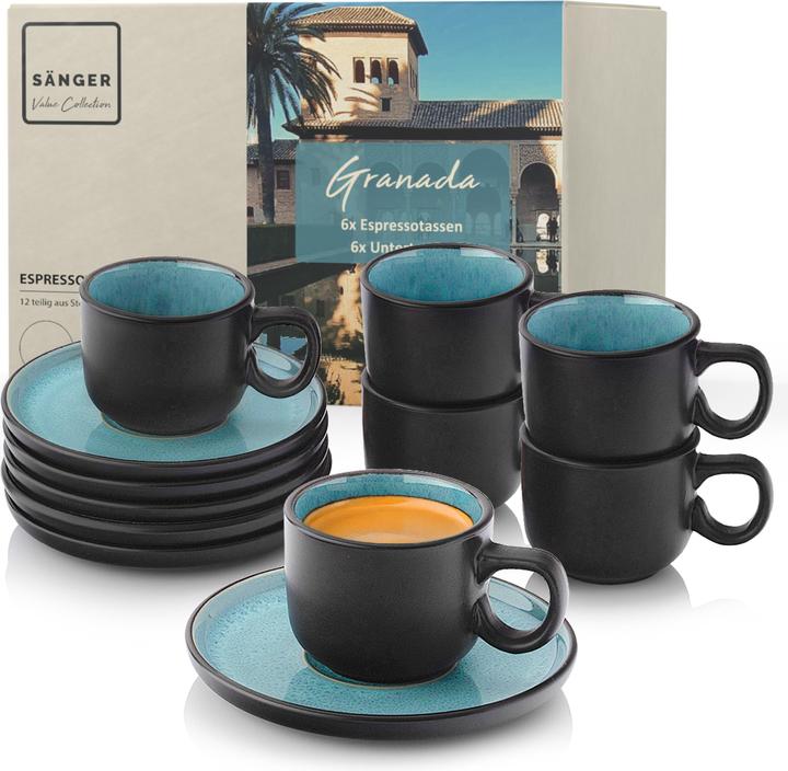 Sänger Espressotassen Set Granada (80 ml, 12 x)