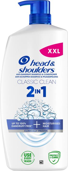 Produktbild Head & Shoulders Anti-Schuppen Shampoo 2in1, classic clean Shampoo (800 ml, Flüssiges Shampoo)
