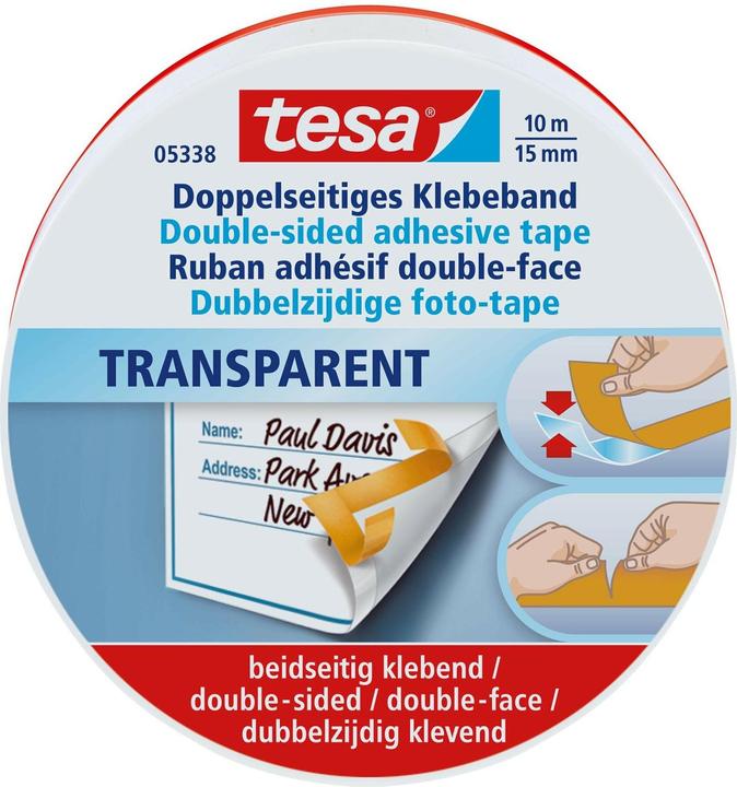 Actual product image tesa Double sided adhesive tape (15 mm)