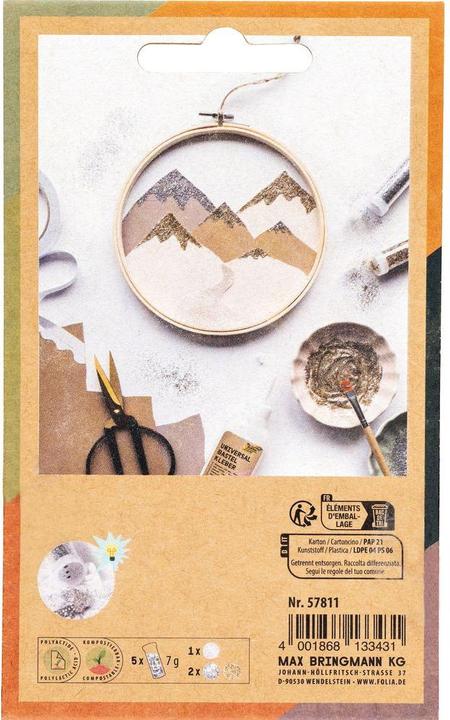 Actual product image Folia BIO Glitter Mix STARDUST "M" (5 x)