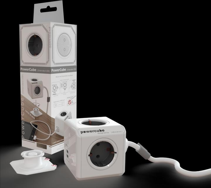 Actual product image Allocacoc PowerCube Extended USB Type F (4 x, USB-A, 3 m)