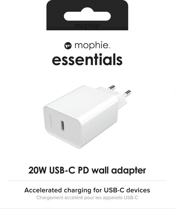Immagine prodotto Zagg mophie Essentials USB-C-20W Caricabatterie PD (20 W)