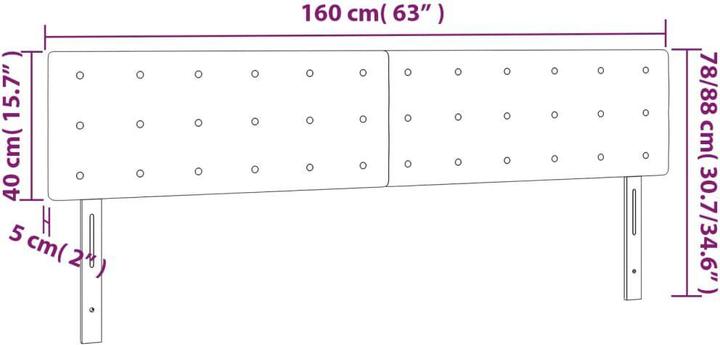 Produktbild VidaXL Kalel (160 x 5 x 88 cm)