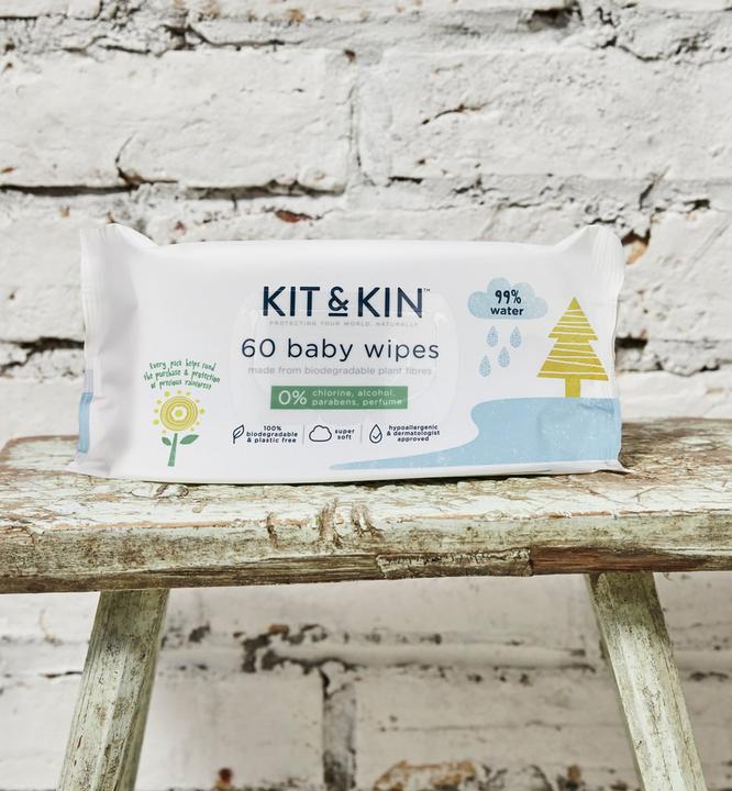 Produktbild Kit & Kin Wipes (60 Stück)