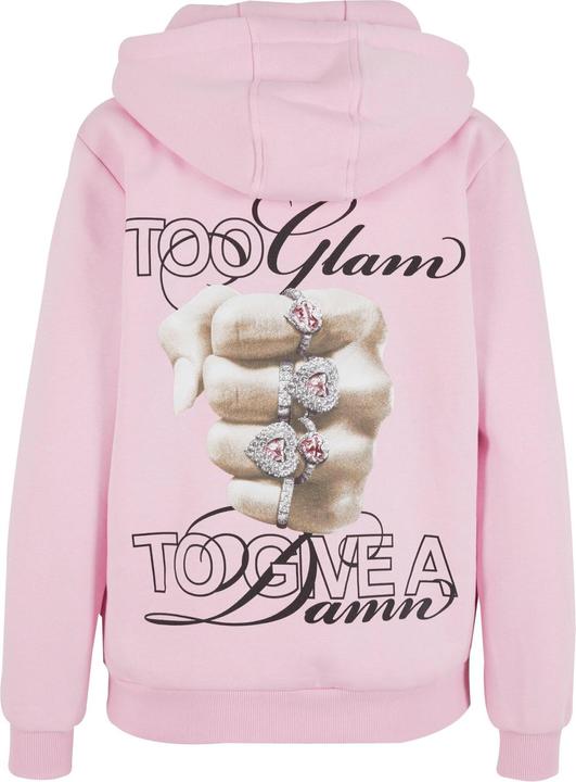 Actual product image Miss Tee Give A Damn Ladies Fluffy Hoody - 174147 (XS)