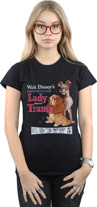 Produktbild Disney Lady And The Tramp Distressed Classic Poster TShirt (XL)