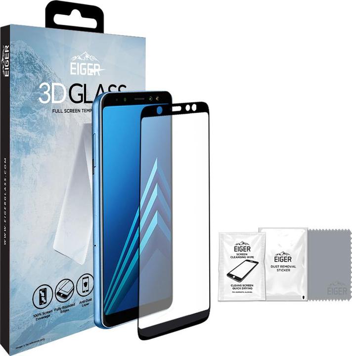 Actual product image Eiger Mountain Glass Clear Edge (1 Piece, Samsung Galaxy A6+)