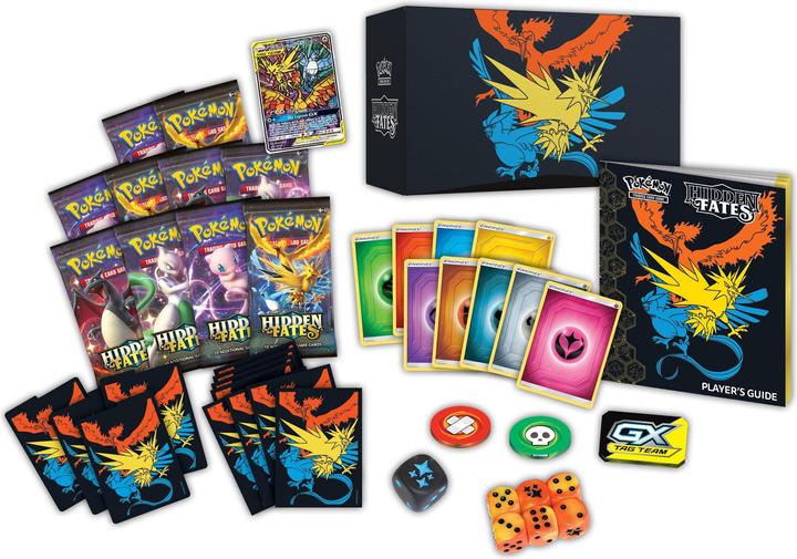Actual product image Pokémon Hidden Fates (English, Elite / Top Trainer Box)