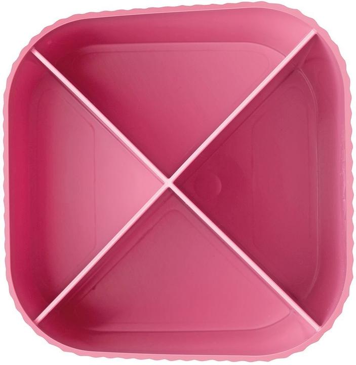 Actual product image Han Pencil holder Re-X-LOOP, pink 4 compartments, 100% recycled eco-plastic