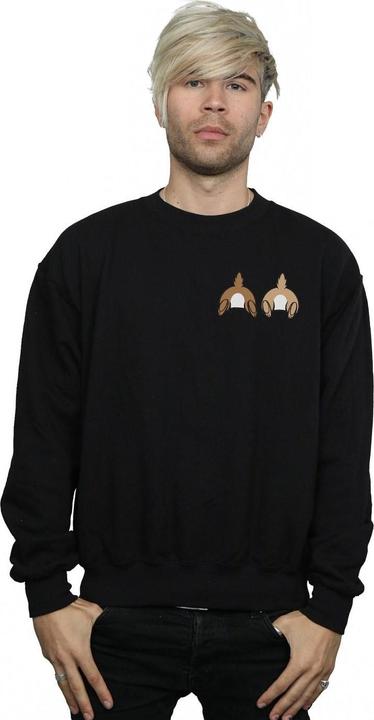 Actual product image Disney Mens Chip N Dale Backside Breast Print Sweatshirt (XL)
