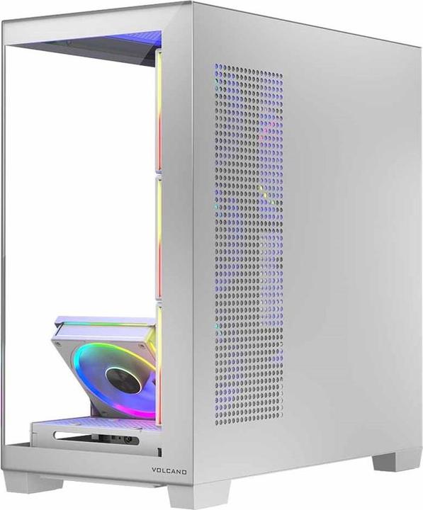 Actual product image Modecom Computergehäuse VOLCANO STELLAR ARGB MIDI 5F (ATX, mATX, Mini-ITX)