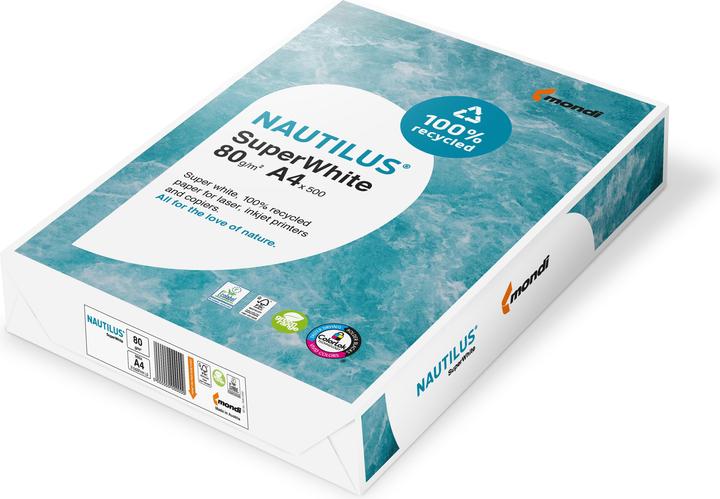 Nautilus Super White (80 g/m², 500 x, A4)