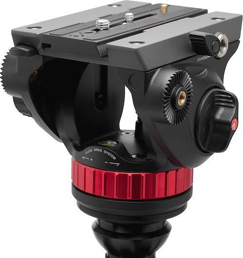 Actual product image Manfrotto 502 Head w/055 Carbon Tripod (Carbon)