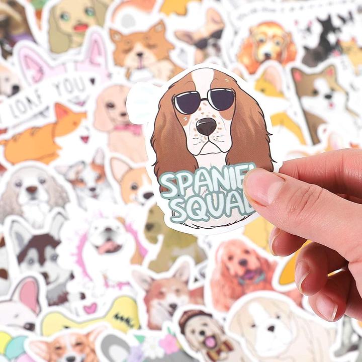 Actual product image JTI Pack with stickers - Puppies