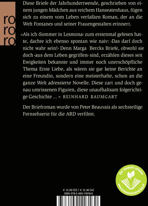 Produktbild Sommer in Lesmona (Deutsch, Marga Berck, 1975)