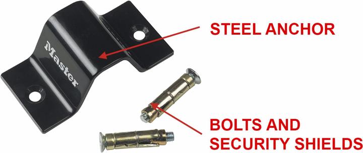 Image du produit Master Lock Ancrages muraux/au sol 1489EURDAT