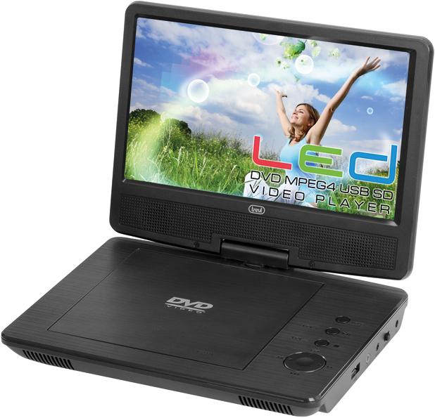 Actual product image Trevi PDX 1409 Portable DVD Player Convertible (9 Inch) Pixel (Portable DVD player)