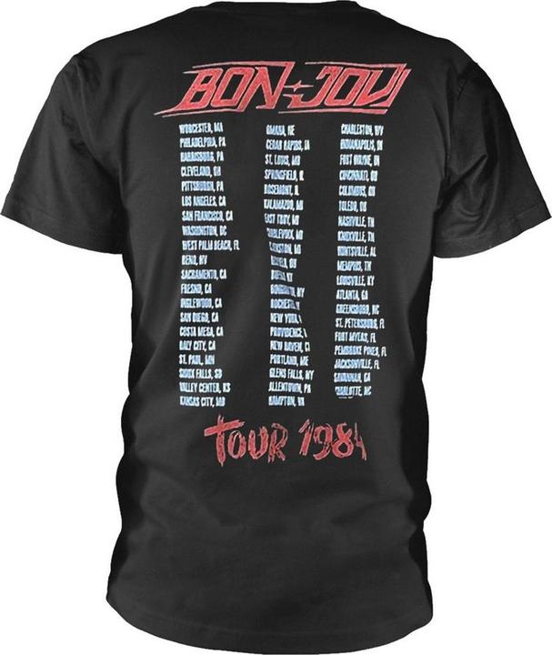 Immagine prodotto Bon Jovi Tour '84 Maglietta Adulto Unisex (S)